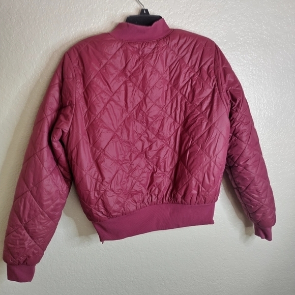 OFFLINE By Aerie Sherpa Lined Puffer Bomber Jacket Sz S - Picture 9 of 12